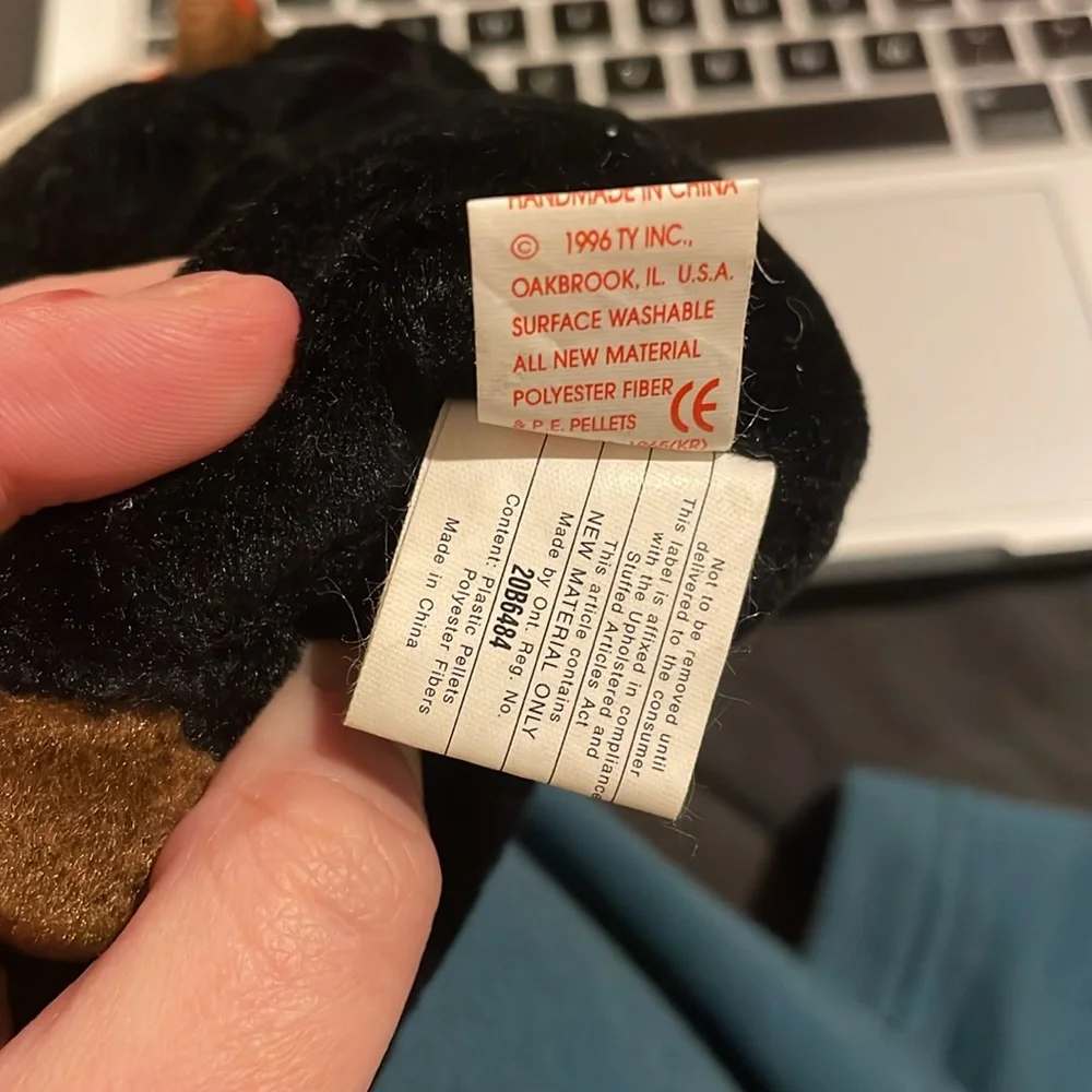 RETIRED 1996 Congo beanie baby - Picture 4 of 6